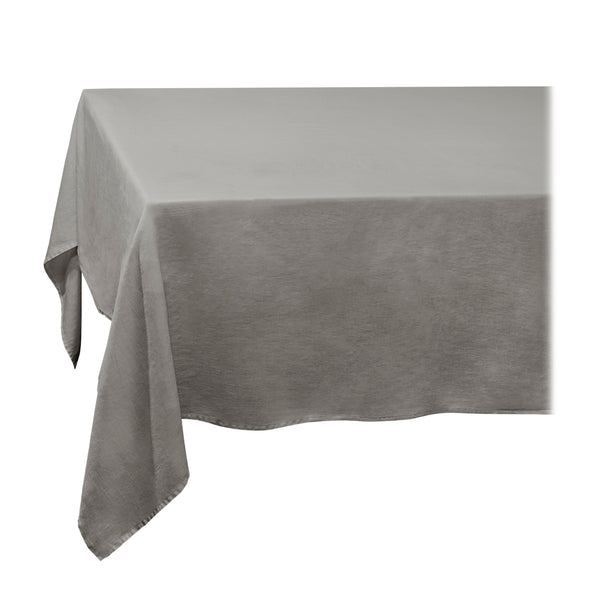 l'objet Linen Sateen Tablecloth - Grey
