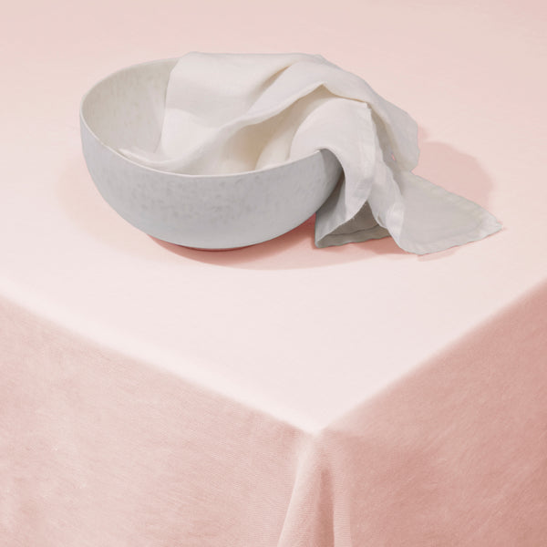 L'objet Linen Sateen Tablecloth - Pink