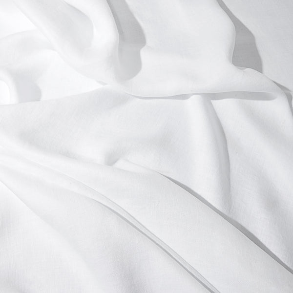 L'objet Linen Sateen Tablecloth - White