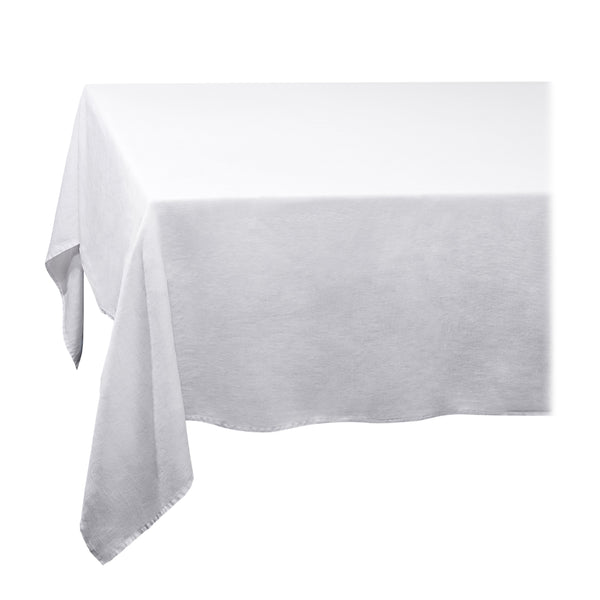 l'objet Linen Sateen Tablecloth - White