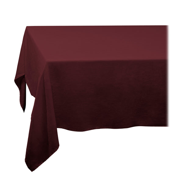l'objet Linen Sateen Tablecloth - Wine