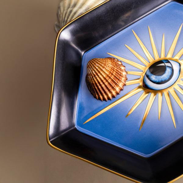 L'objet Lito Hexagon Tray - Blue