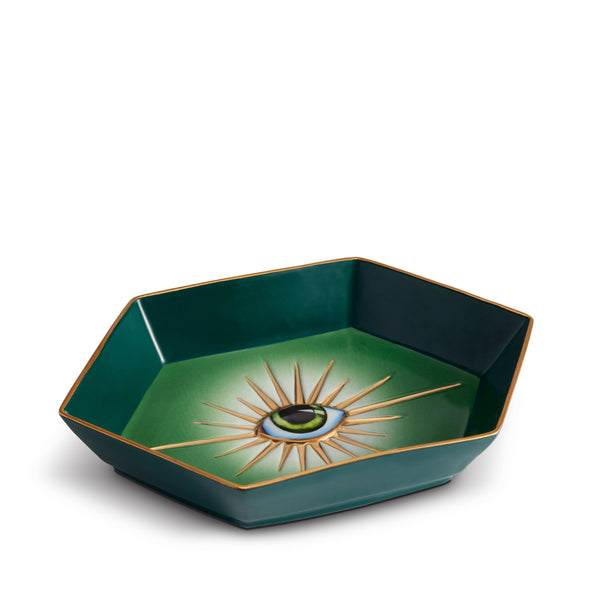 L'objet Lito Hexagon Tray - Green