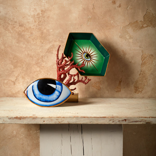 L'objet Lito Hexagon Tray - Green