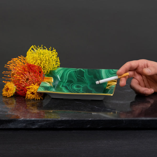 L'objet Malachite Ashtray