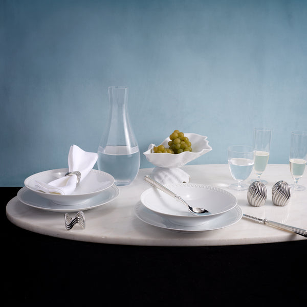 L'objet Neptune Dessert Plate- White