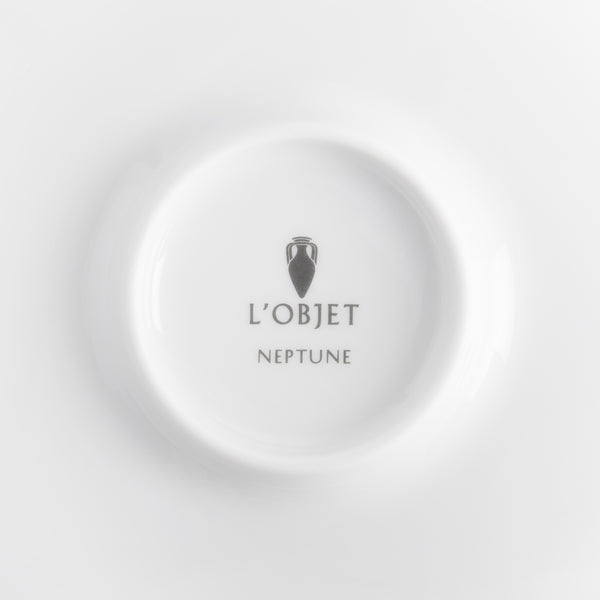 L'objet Neptune Espresso Cup + Saucer- White