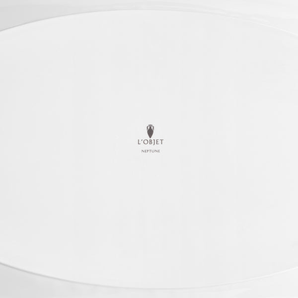 L'objet Neptune Oval Platter - Large- White