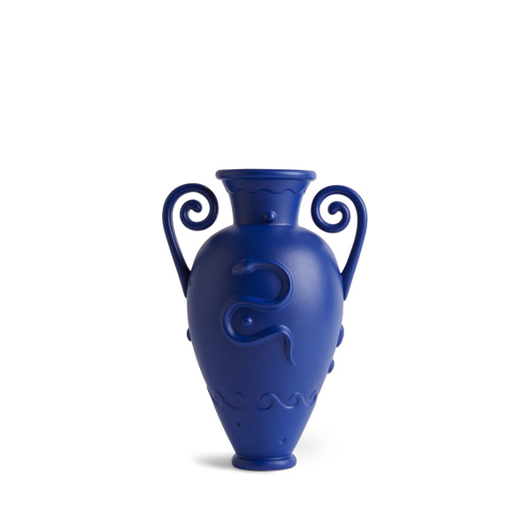 L'objet Pantheon Orpheus Amphora Vase - Blue