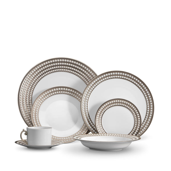 l'objet Perlée Dinnerware Set - Platinum