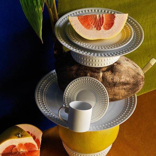 L'objet Perlée Espresso Cup + Saucer