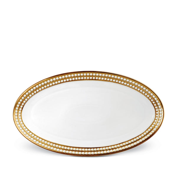 L'objet Perlée Oval Platter