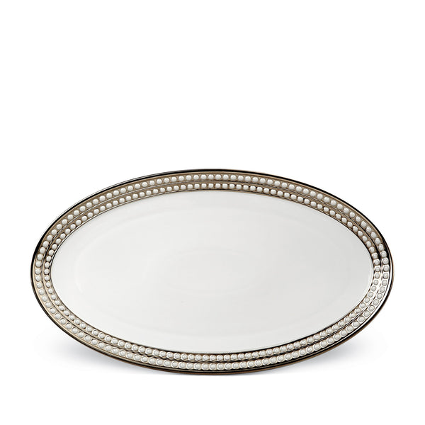 L'objet Perlée Oval Platter