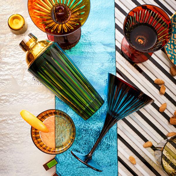 L'objet Prism Cocktail Set - Green