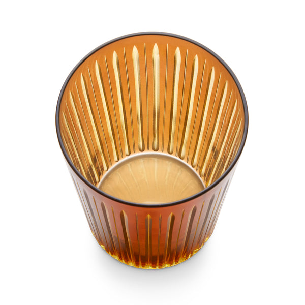 L'objet Prism Highball Glasses - Amber (Set Of 4)