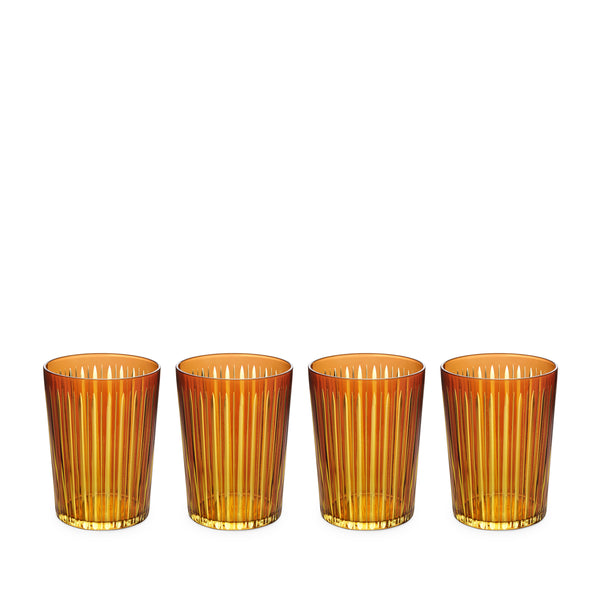 l'objet Prism Highball Glasses - Amber (Set of 4)