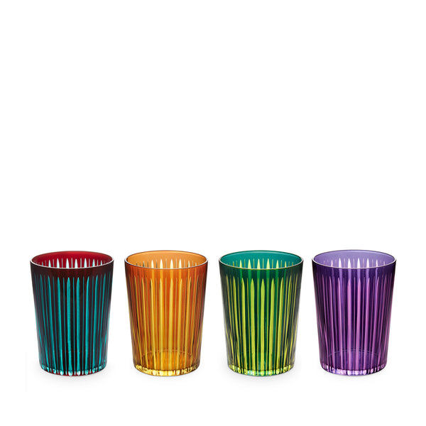 l'objet Prism Highball Glasses- Assorted (Set of 4)