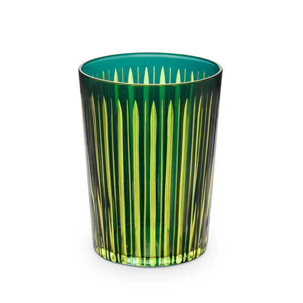 L'objet Prism Highball Glasses - Green (Set Of 4)