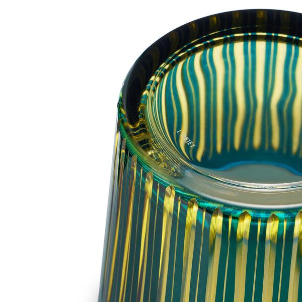 L'objet Prism Ice Bucket + Tongs - Green