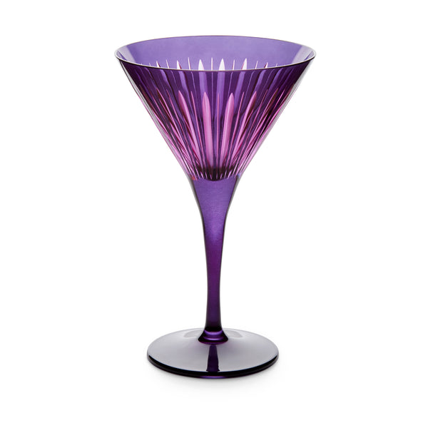 L'objet Prism Martini Glasses - Purple (Set Of 4)