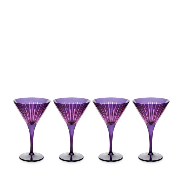l'objet Prism Martini Glasses - Purple (Set of 4)