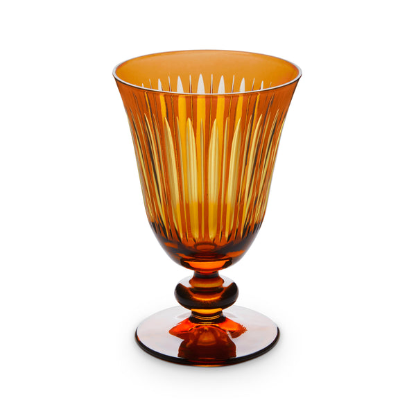L'objet Prism Wine Glasses - Amber (Set Of 4)