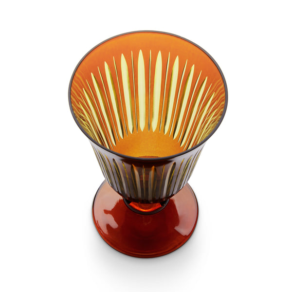 L'objet Prism Wine Glasses - Amber (Set Of 4)