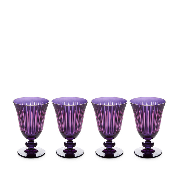 l'objet Prism Wine Glasses - Purple (Set of 4)