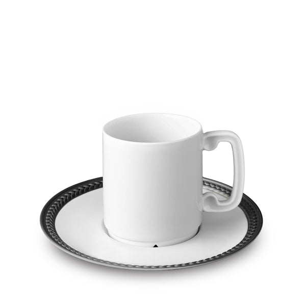 L'objet Soie Tressée Espresso Cup + Saucer (Set Of 6)