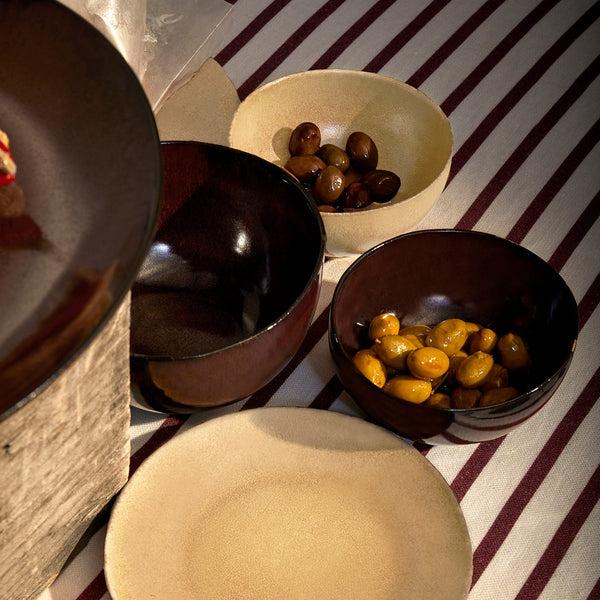 L'objet Terra Condiment Bowl - Leather