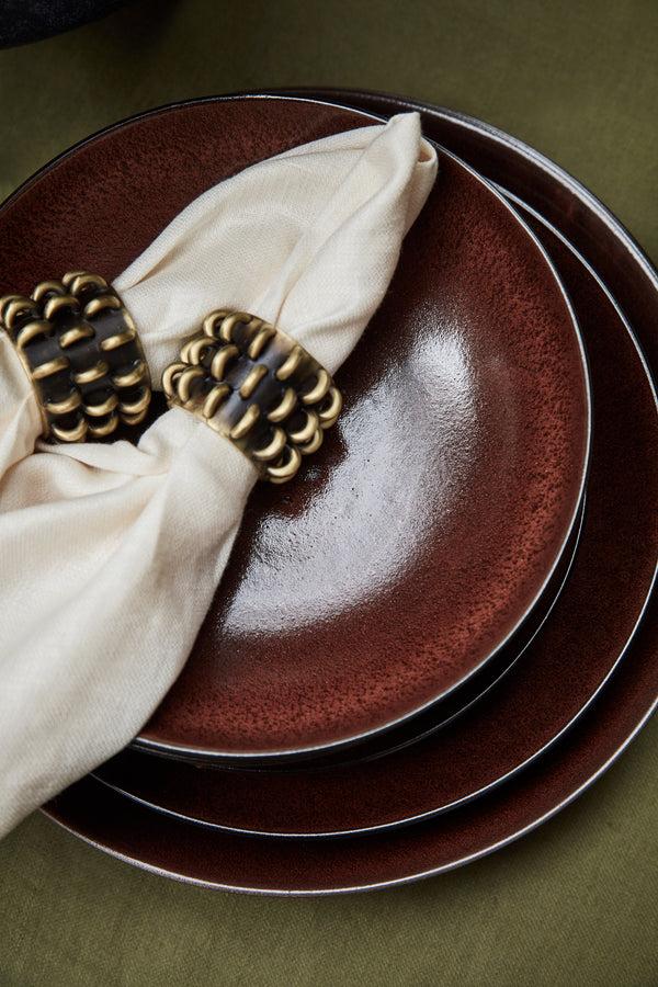 L'objet Terra Dinner Plate - Wine