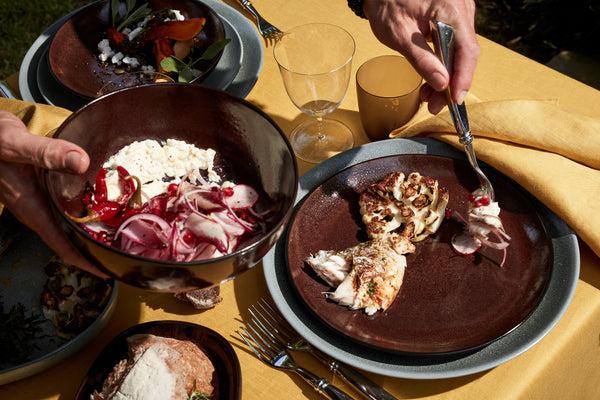 L'objet Terra Dinner Plate - Wine