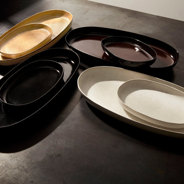 L'objet Terra Oval Platter - Leather