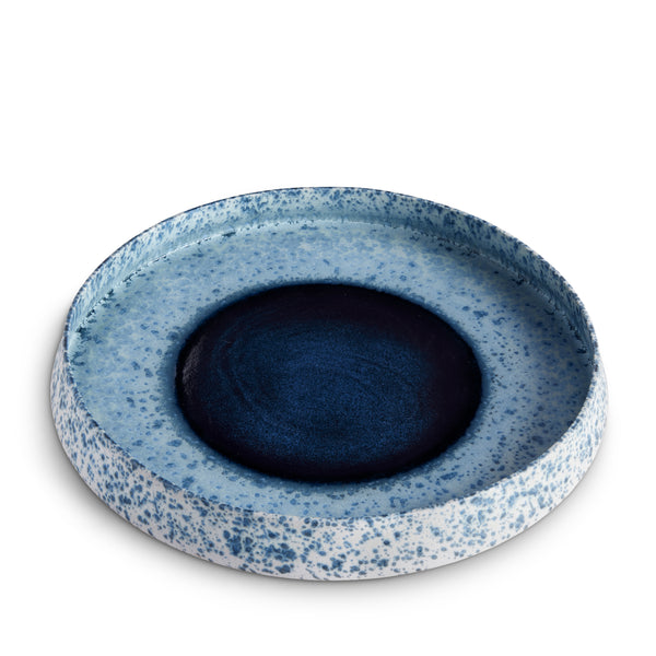 L'objet Terra Round Platter - Large - Indigo