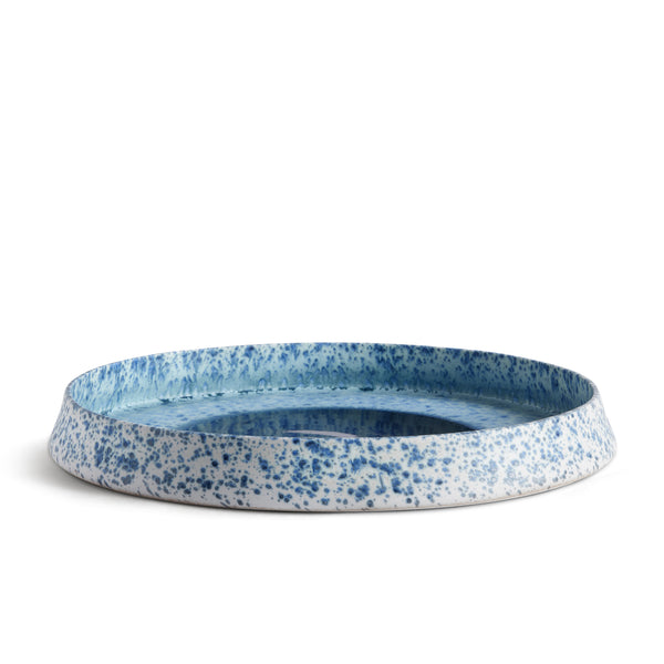 L'objet Terra Round Platter - Large - Indigo