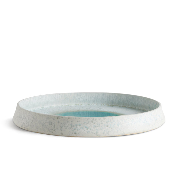 L'objet Terra Round Platter - Large - Seafoam