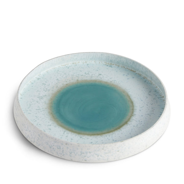 L'objet Terra Round Platter - Large - Seafoam