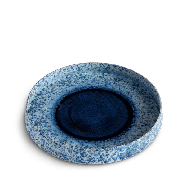 L'objet Terra Round Platter - Medium - Indigo