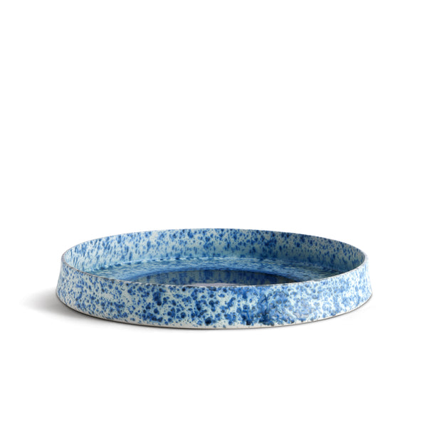L'objet Terra Round Platter - Medium - Indigo