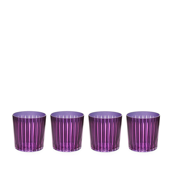 l'objet Prism Double Old Fashioned Glasses - Purple(Set of 4)