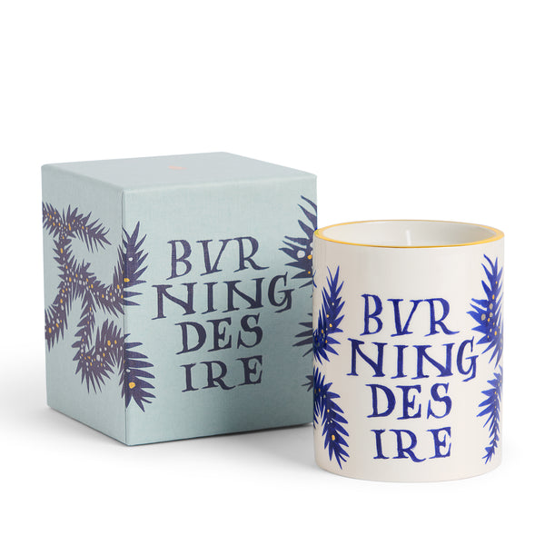 L'objet Ruan Hoffmann Burning Desire Veti-Vert Candle