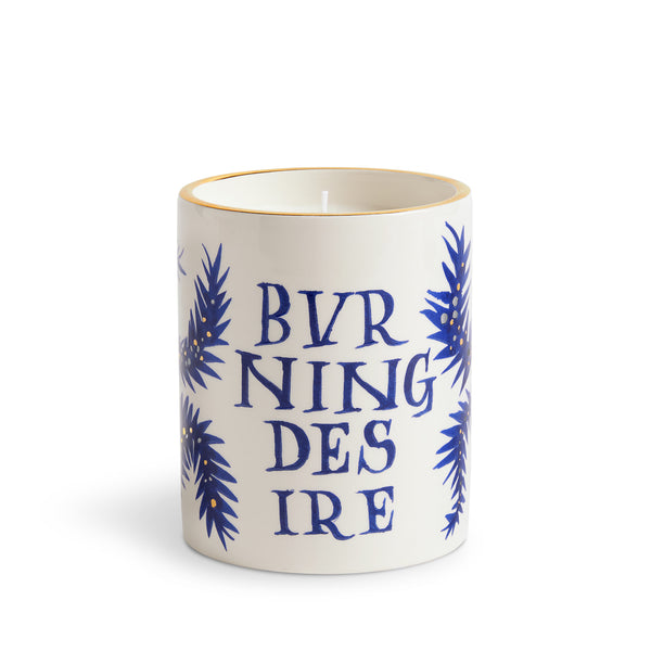 l'objet Ruan Hoffmann Burning Desire Veti-Vert Candle