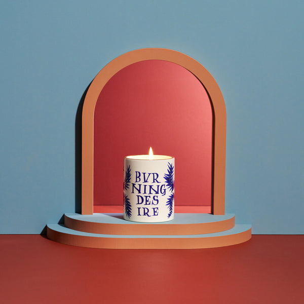 L'objet Ruan Hoffmann Burning Desire Veti-Vert Candle