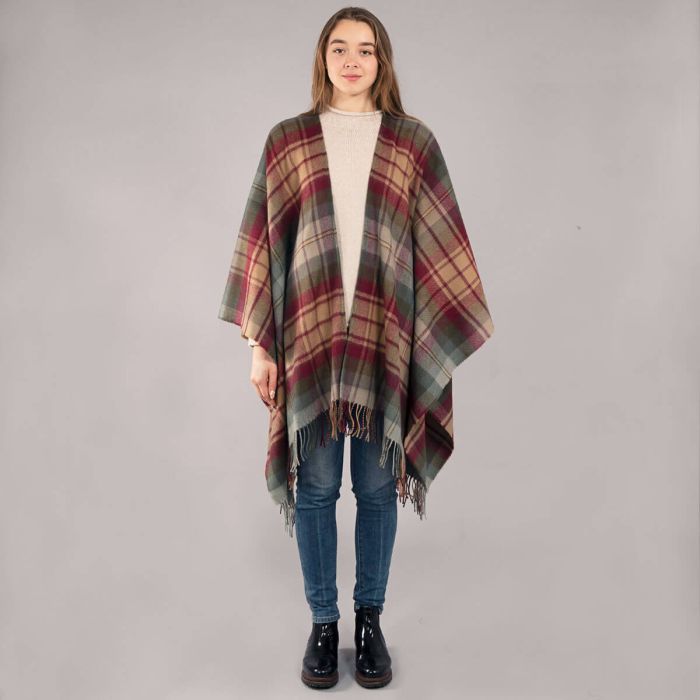 Lochcarron Of Scotland Alice Auld Scotland Tartan Lambswool Serape