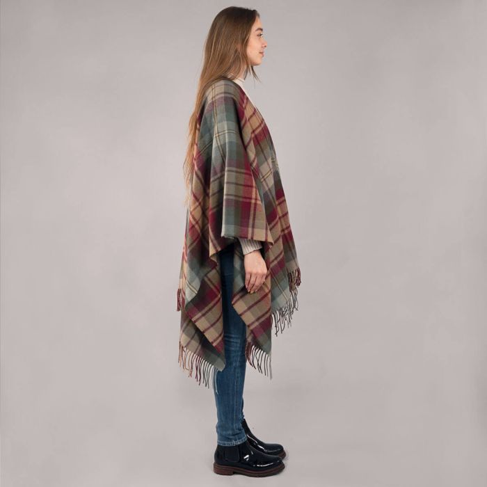 Lochcarron Of Scotland Alice Auld Scotland Tartan Lambswool Serape