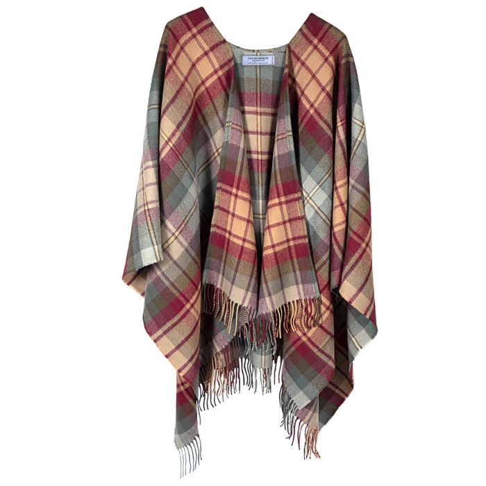 lochcarron of scotland Alice Auld Scotland Tartan Lambswool Serape