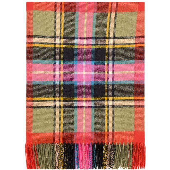 Lochcarron Of Scotland Alice Bruce Of Kinnaird Ancient Tartan Lambswool Serape
