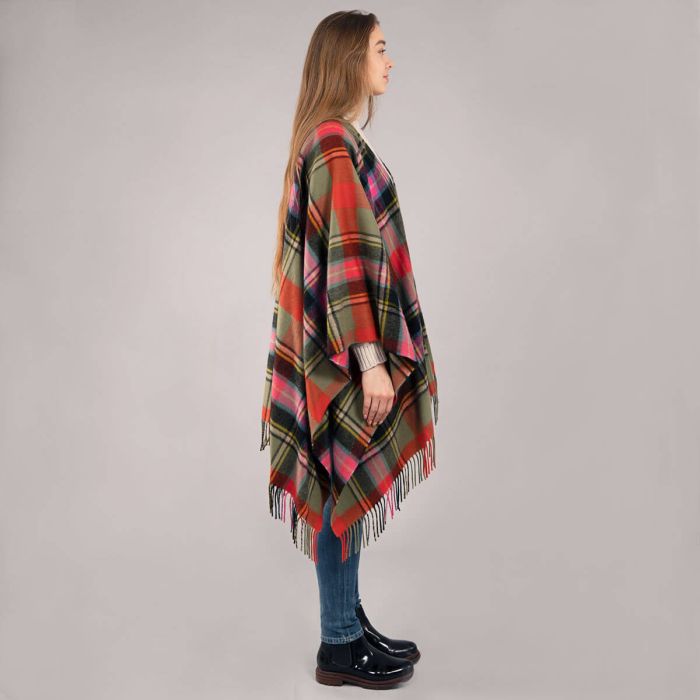 Lochcarron Of Scotland Alice Bruce Of Kinnaird Ancient Tartan Lambswool Serape