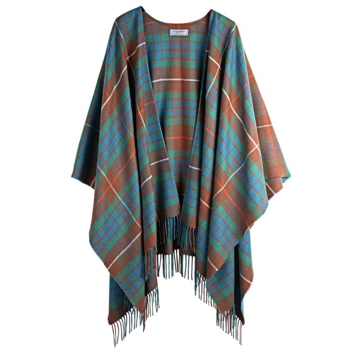 lochcarron of scotland Alice Fraser Hunting Ancient Tartan Lambswool Serape