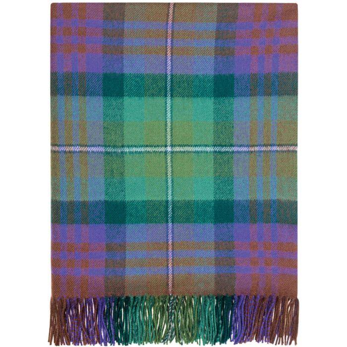 Lochcarron Of Scotland Alice Isle Of Skye Tartan Lambswool Serape